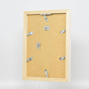 Efecto Marco de madera Perfil 52 blanco 9x13 cm Cristal antirreflectante