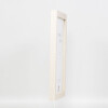 Efecto Marco de madera Perfil 52 blanco 50x75 cm Cristal antirreflectante