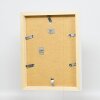 Efecto marco de madera perfil 55 blanco 18x27 cm cristal antirreflectante