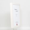 Efecto marco de madera perfil 55 blanco 18x27 cm cristal antirreflectante