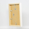 Efecto Marco de madera Perfil 55 blanco 25x70 cm Cristal antirreflectante