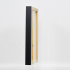Efecto Marco de madera Perfil 55 negro 10,5x14,8 cm Cristal antirreflectante