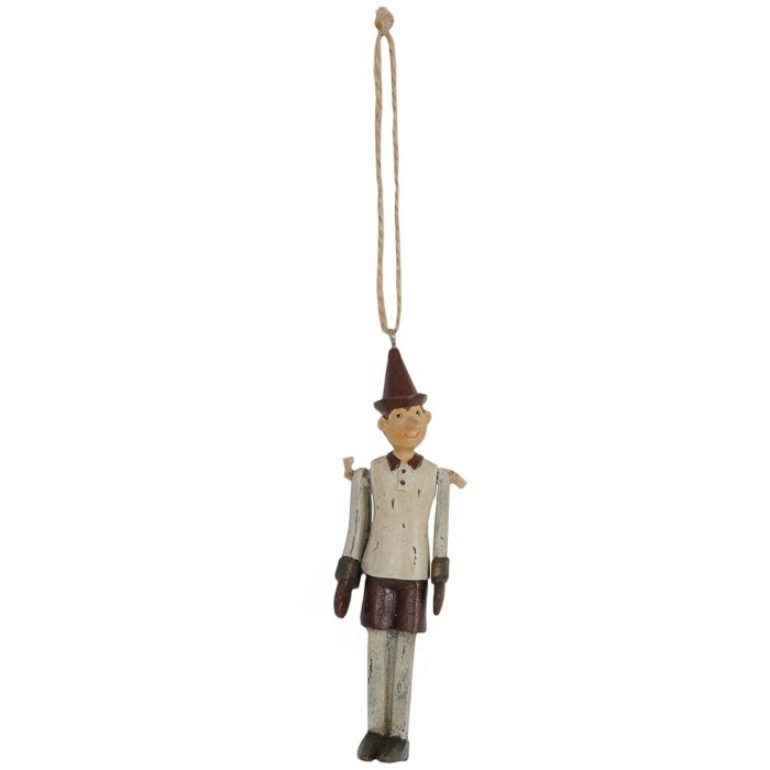Clayre & Eef Colgante PINOKKIO 3x12x2 cm