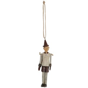 Clayre & Eef Colgante PINOKKIO 3x12x2 cm