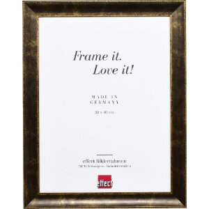 Marco de fotos de madera Effect Profil 68 Negro 40x40 cm...