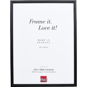 Marco de fotos de madera efecto Profil 69 Negro 15x20 cm...