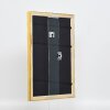 Efecto marco de madera Perfil 85 Oro 60x60 cm cristal antirreflejos