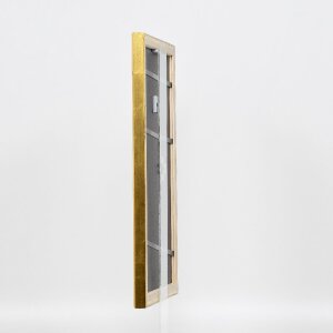 Efecto marco de madera Perfil 85 Oro 70x100 cm cristal antirreflectante