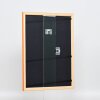 Efecto marco de madera perfil 89 salmón 9x13 cm cristal antirreflejos