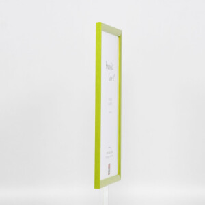 Efecto marco de madera perfil 89 verde 27x48 cm cristal antirreflectante