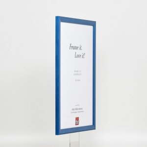 Efecto marco de madera perfil 89 azul 40x60 cm cristal antirreflejo