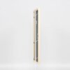 Marco de madera efecto Perfil 89 blanco 42x59,4 cm cristal antirreflejos
