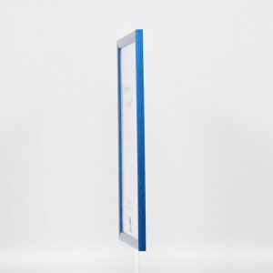 Efecto marco de madera perfil 89 azul 50x50 cm cristal antirreflejo