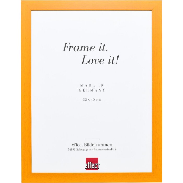 Marco de fotos de madera Effect Profil Top Pro marrón claro 15x20 cm con vidrio antirreflejo