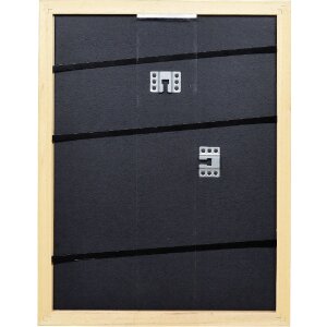 Marco de fotos de madera Effect Profil Top Pro Platin 21x29,7 cm Antireflexglas