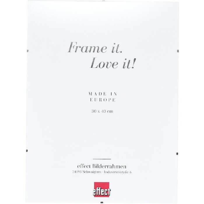 Marco de protección contra incendios Effect A1 Mini 25x50 cm con vidrio antirreflejante