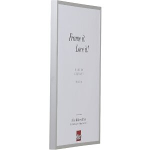Marco de fotos de aluminio Effect B1 Brandschutz Serie 2 Plata 45x60 cm Vidrio antirreflejante