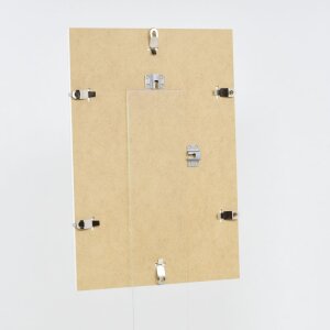Marco clip efecto 18x24 cm cristal acrílico Portarretratos sin marco para colgar en la pared