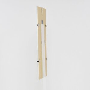 Marco clip efecto 35x50 cm cristal acrílico Portarretratos sin marco para colgar en la pared