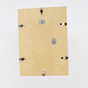 Efecto marco clip 40x40 cm cristal acrílico Portarretratos sin marco para colgar en la pared