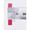 Efecto marco clip 40x40 cm cristal acrílico Portarretratos sin marco para colgar en la pared