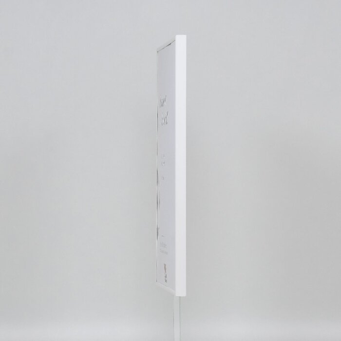 Marco de plástico efecto Art blanco 14,8x21 cm cristal acrílico