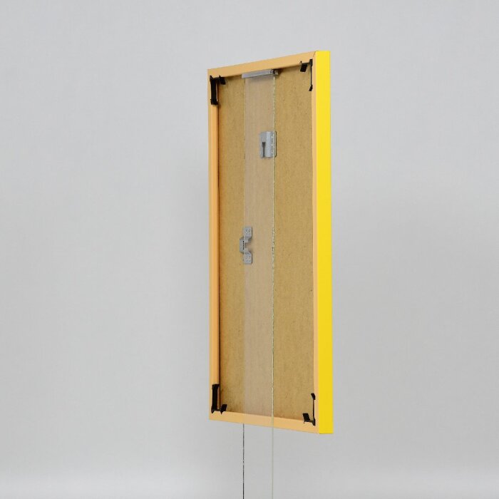 Marco de plástico efecto Art amarillo 14,8x21 cm cristal acrílico