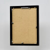 Portarretratos efecto aluminio Quadro 20x28 cm cristal acrílico negro alto brillo