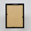 Portarretratos efecto aluminio Quadro 20x28 cm cristal acrílico negro alto brillo