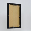 Portarretratos efecto aluminio Quadro 20x28 cm cristal acrílico negro alto brillo