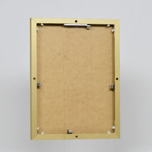 Efecto marco de aluminio Quadro 21x29,7 cm dorado cristal acrílico perfil de cámara hueca