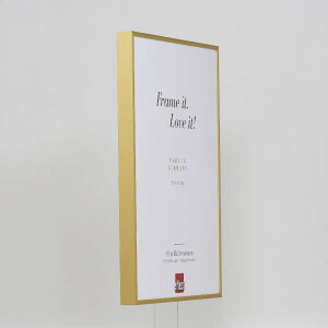 Efecto marco de aluminio Quadro 21x29,7 cm dorado cristal acrílico perfil de cámara hueca