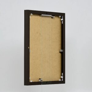 Marco de aluminio efecto Quadro 21x29,7 cm bronce cristal acrílico