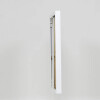 Efecto marco de aluminio Quadro 25x60 cm cristal acrílico blanco mate brillante