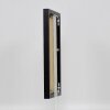 Efecto marco de aluminio Quadro 25x70 cm cristal acrílico negro mate brillante