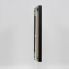 Efecto marco de aluminio Quadro 25x70 cm cristal acrílico negro mate brillante