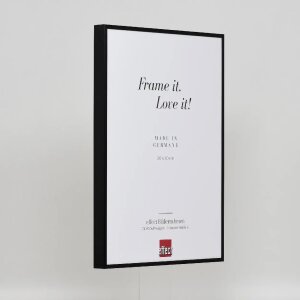 Marco de aluminio efecto Quadro 25x80 cm cristal acrílico negro