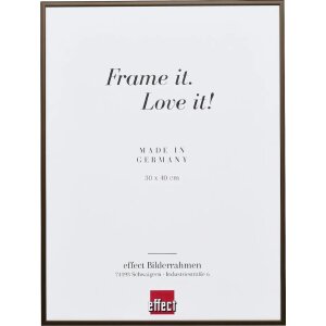 Efecto marco de aluminio Quadro 35x50 cm bronce cristal...