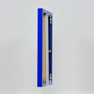 Portarretratos efecto aluminio Quadro 40x60 cm cristal acrílico azul