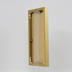 Efecto Quadro marco de aluminio 45x80 cm oro con cristal acrílico