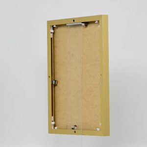 Efecto Quadro marco de aluminio 45x80 cm oro con cristal acrílico