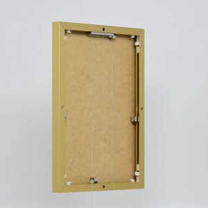 Efecto Quadro marco de aluminio 45x80 cm oro con cristal acrílico