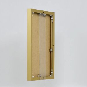 Efecto Quadro marco de aluminio 45x80 cm oro con cristal acrílico