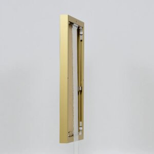 Efecto Quadro marco de aluminio 45x80 cm oro con cristal acrílico