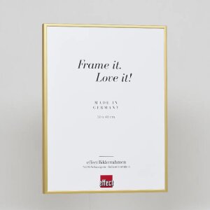 Efecto Quadro marco de aluminio 45x80 cm oro con cristal acrílico