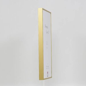 Efecto Quadro marco de aluminio 45x80 cm oro con cristal acrílico