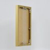 Efecto Quadro marco de aluminio 45x80 cm oro con cristal acrílico