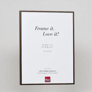 Efecto Quadro marco de aluminio 45x80 cm blanco con cristal acrílico