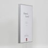 Efecto Quadro marco de aluminio 45x80 cm plata de alto brillo de cristal acrílico