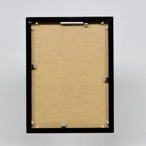 Efecto Quadro marco de aluminio 45x80 cm vidrio acrílico negro de alto brillo